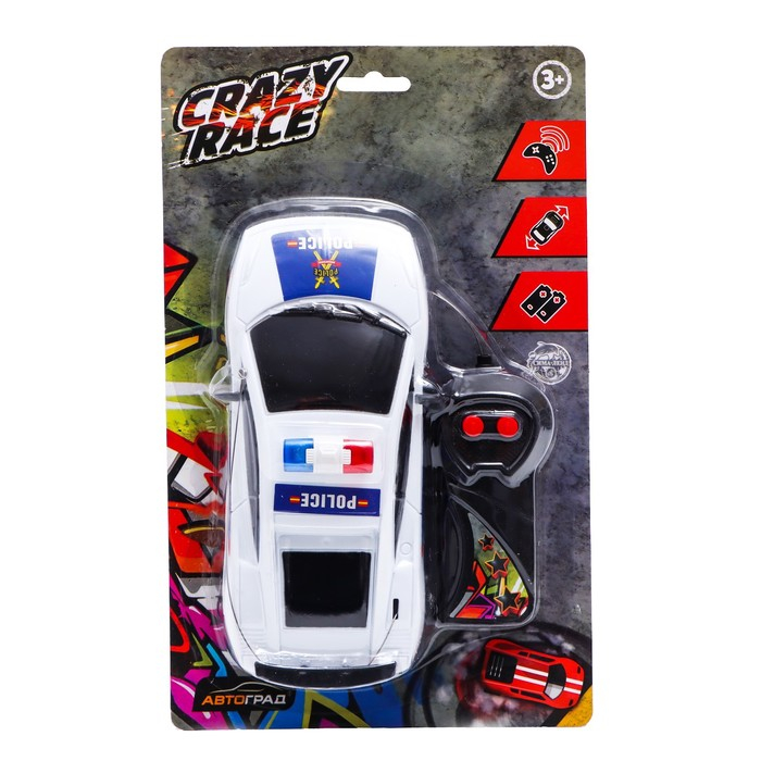 Машина «Полиция», на радиоуправлении, работает от батареек Машина «Полиция», на радиоуправлении, работает от батареек