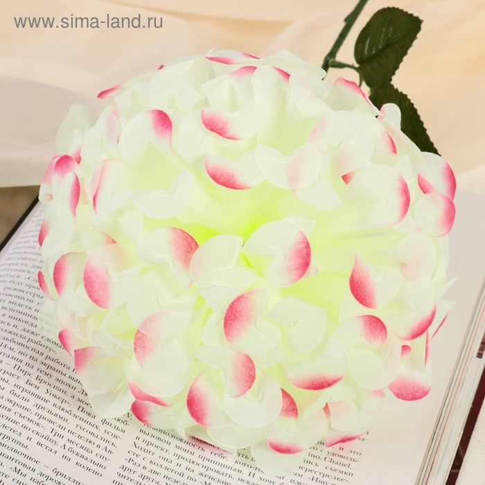 Цветы искусственные  Цветы искусственные "Герань королевская" 16х60 см, жёлто-розовый