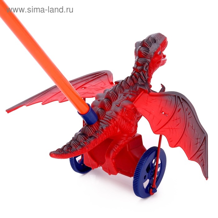 Каталка на палке «Дракоша», МИКС Каталка на палке «Дракоша», МИКС