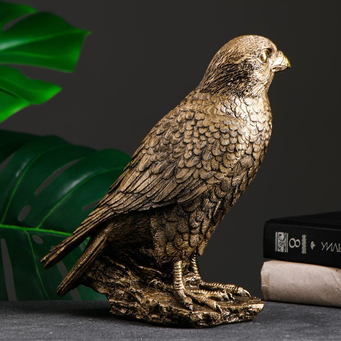 Фигура Фигура "Ястреб" золото, 24х13х26см