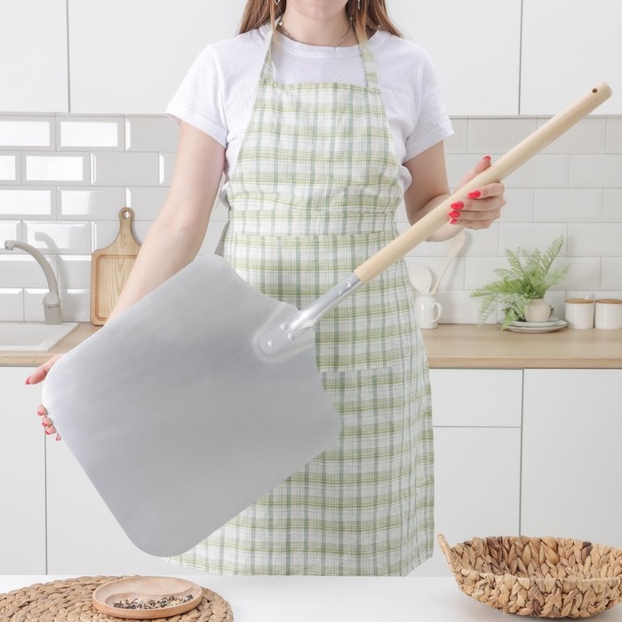 Лопата для пиццы из нержавеющей стали «Общепит», 96×35,5×2 см, полотно 35,5×40 см, толщина 1,5 мм Лопата для пиццы из нержавеющей стали «Общепит», 96×35,5×2 см, полотно 35,5×40 см, толщина 1,5 мм