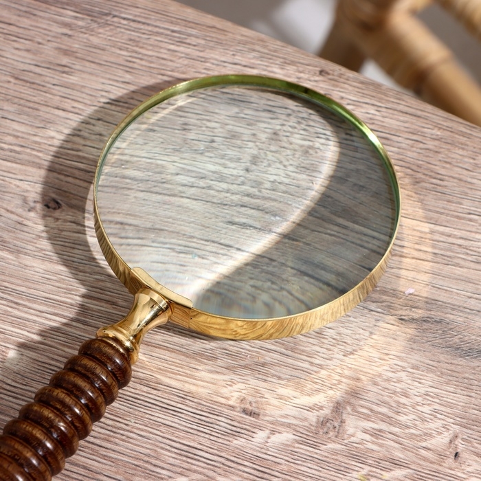 Лупа сувенирная Лупа сувенирная "Рэли" дерево, латунь 24см