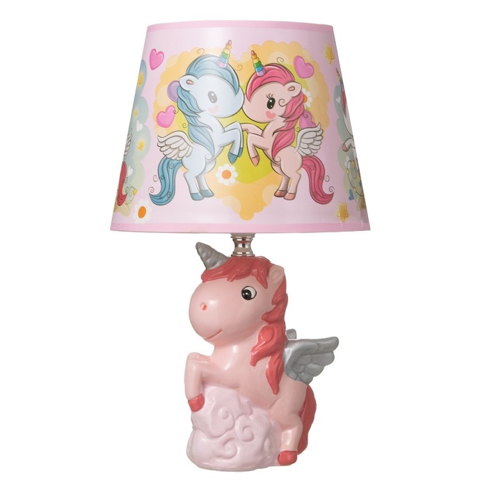 Настольная лампа 16556/1 E14 40Вт розовый 20х20х34 см Настольная лампа 16556/1 E14 40Вт розовый 20х20х34 см