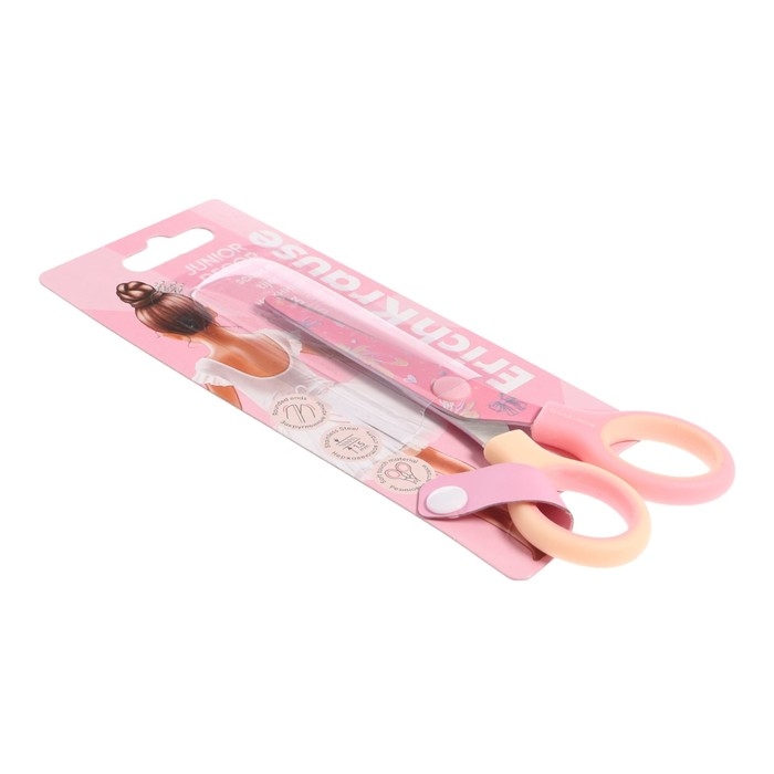 Ножницы детские 13 см ErichKrause Ножницы детские 13 см ErichKrause "Junior Decor Pointes" с принтом на лезвиях, блистер
