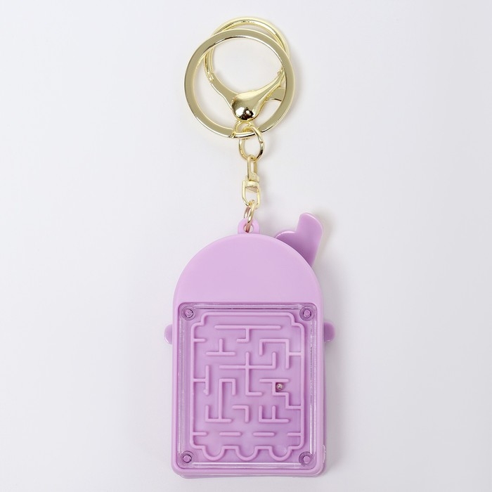 Головоломка-лабиринт «Коктейль» с калькулятором, на брелоке, цвета МИКС Головоломка-лабиринт «Коктейль» с калькулятором, на брелоке, цвета МИКС