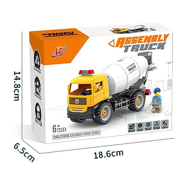 Конструктор винтовой «Бетономешалка», 67 деталей Конструктор винтовой «Бетономешалка», 67 деталей