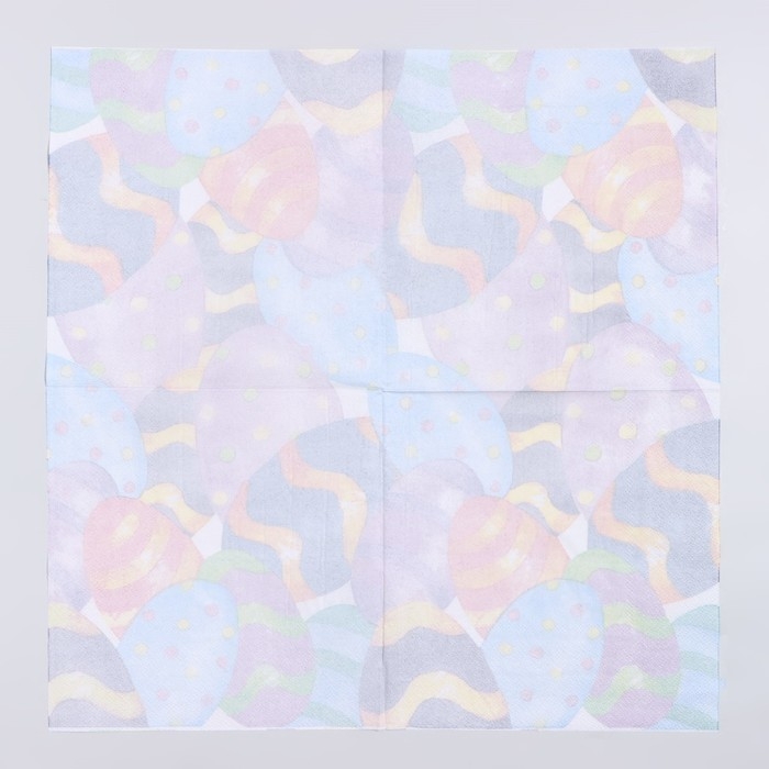 Салфетки бумажные «Пасхальные яички», 33х33 см, набор 20 шт