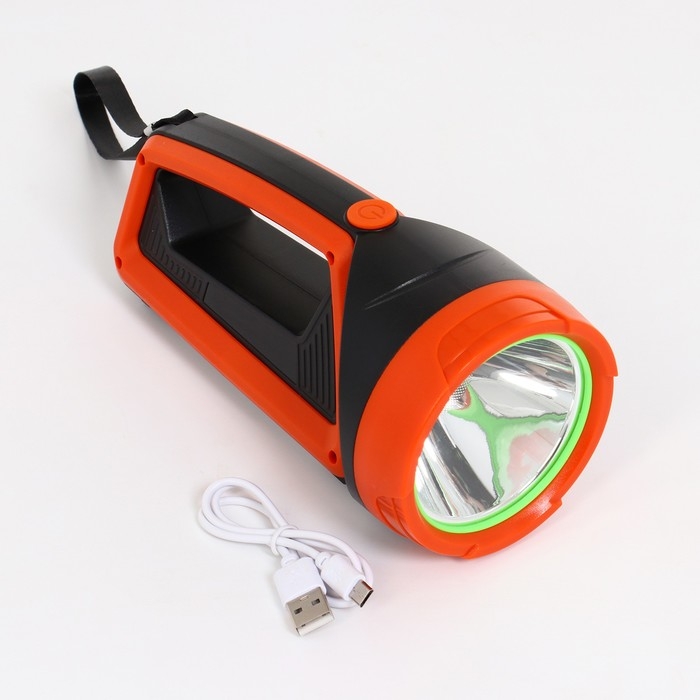 Фонарь светодиодный аккумуляторный ручной, XPE, боковой 5 Вт COB, 1200 мАч, 6 режимов, USB Фонарь светодиодный аккумуляторный ручной, XPE, боковой 5 Вт COB, 1200 мАч, 6 режимов, USB