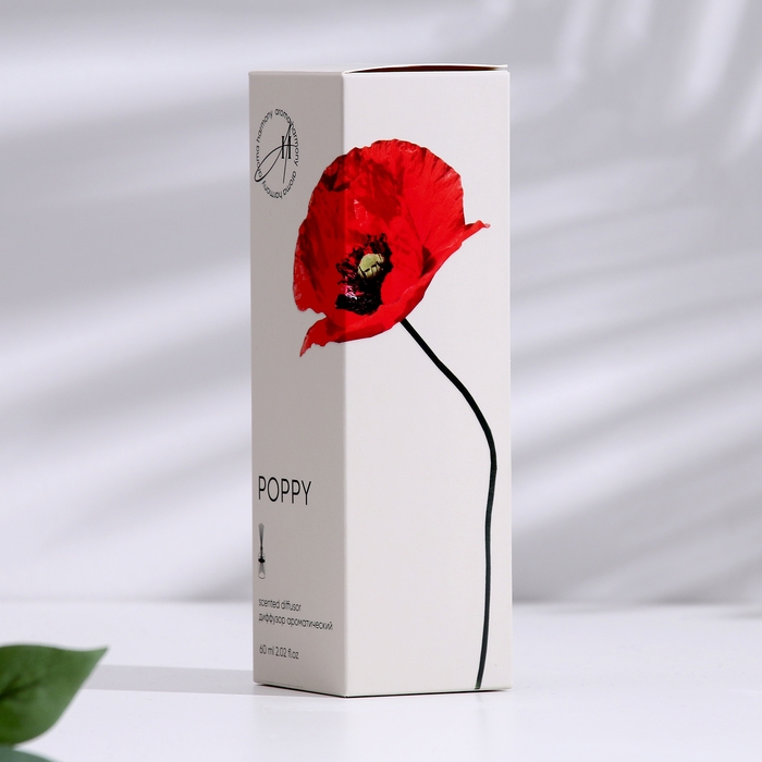 Диффузор ароматический, Диффузор ароматический, "Poppy", мак, 60 мл