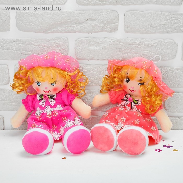 Мягкая кукла «Девчушка юбочка в цветочек», цвета МИКС Мягкая кукла «Девчушка юбочка в цветочек», цвета МИКС
