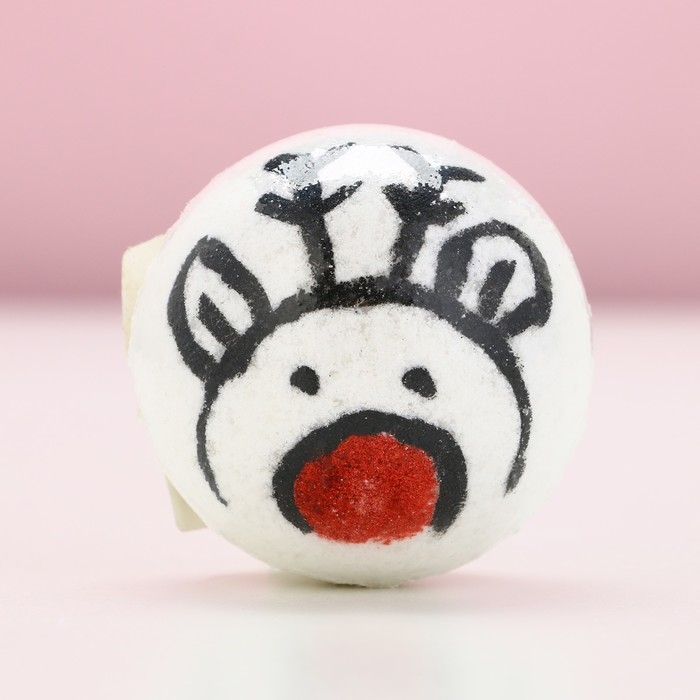 Бомбочка для ванны «Оленёнок Эби», 120 г, аромат пломбира, Новый Год