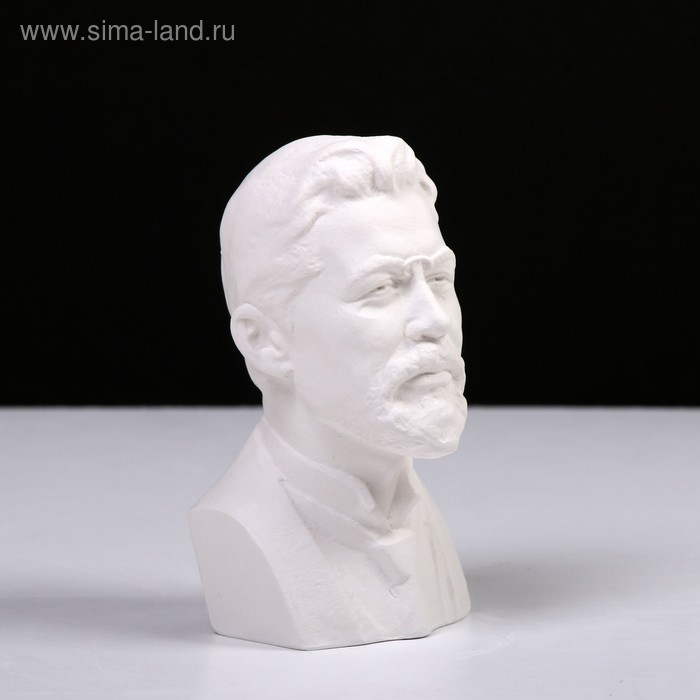 Гипсовая фигура известные люди: Бюст Чехова, 7.5 х 8 х 15.5 см Гипсовая фигура известные люди: Бюст Чехова, 7.5 х 8 х 15.5 см
