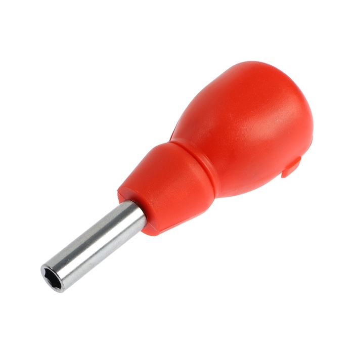 Отвертка с набором бит ЛОМ, пластиковая рукоятка, 5 предметов Отвертка с набором бит ЛОМ, пластиковая рукоятка, 5 предметов