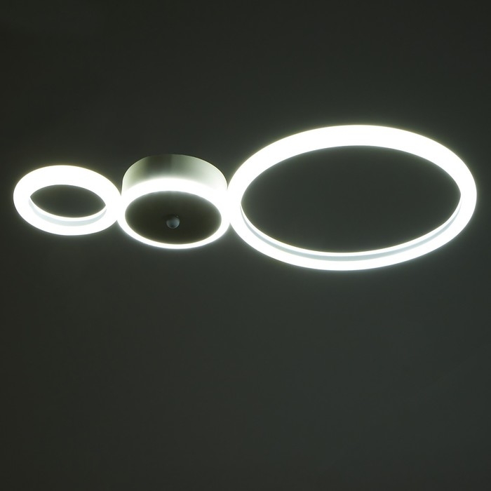 Люстра с ПДУ 2031/2 LED 66Вт белый 55х28х4,5 см BayerLux