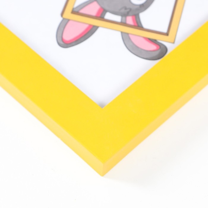 Фоторамка МДФ 10х15 см, №6 желтый( пластиковый экран) Фоторамка МДФ 10х15 см, №6 желтый( пластиковый экран)