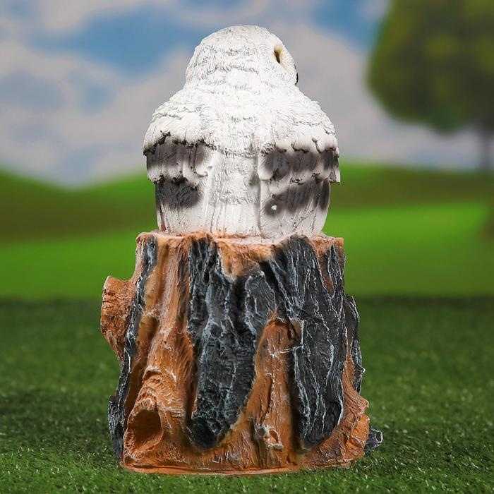 Садовая фигура Садовая фигура "Совенок на пеньке" 27см