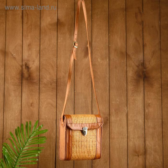 Сумка женская Сумка женская "Приска" 20х20х7 см (Ремешок 65 см)