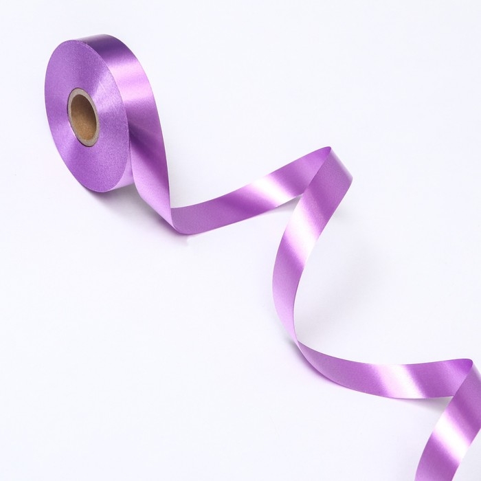 Новый год. Лента для декора и подарков, сиреневый, 2 см х 45 м Новый год. Лента для декора и подарков, сиреневый, 2 см х 45 м