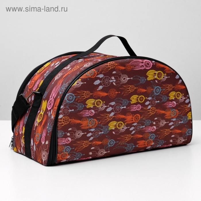 Сумка - переноска для животных, раскладная полукруглая, нейлон, 48 х 25 х 28 см, микс расцветок 4940 Сумка - переноска для животных, раскладная полукруглая, нейлон, 48 х 25 х 28 см, микс расцветок 4940