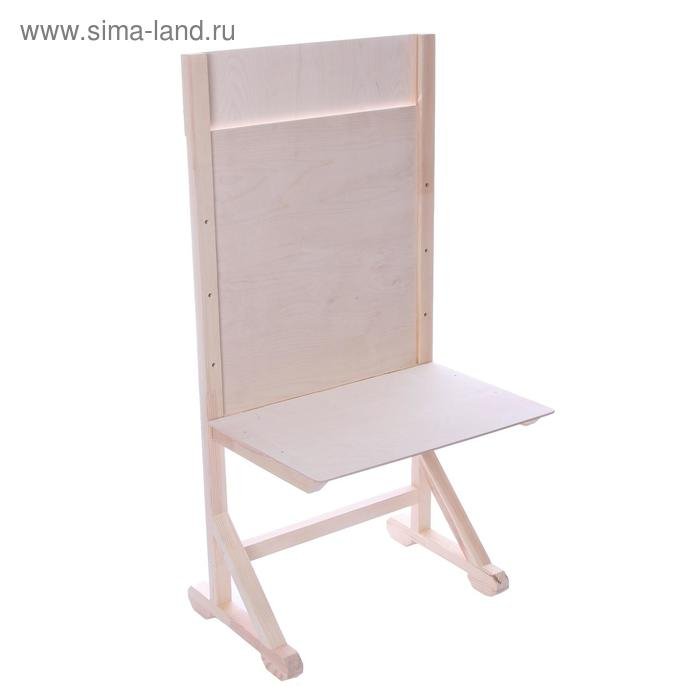 Стойка для натюрморта с регулируемой высотой h-123 см, стол 43 х 60 см, дерево сосна Стойка для натюрморта с регулируемой высотой h-123 см, стол 43 х 60 см, дерево сосна