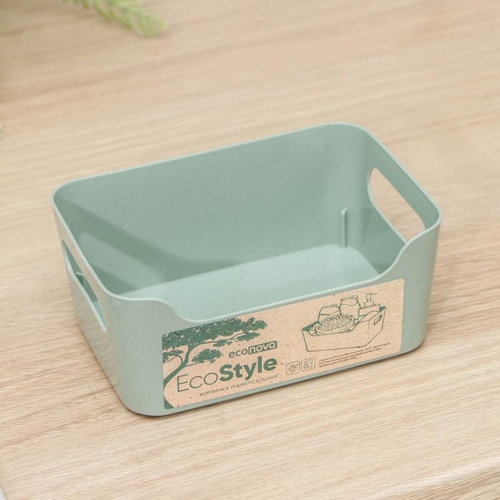 Корзина для хранения Scandi, 1,2 л, 17×12×7,5 см, МИКС Корзина для хранения Scandi, 1,2 л, 17×12×7,5 см, МИКС