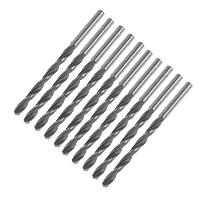 Сверло по металлу ТУНДРА, HSS, цилиндрический хвостовик, 4.6 х 80 мм, 10 шт. Сверло по металлу ТУНДРА, HSS, цилиндрический хвостовик, 4.6 х 80 мм, 10 шт.