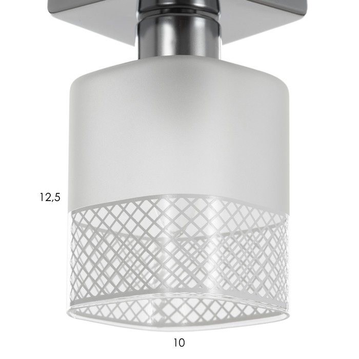 Светильник 91309/1 E27 40Вт хром 12х12х17 см