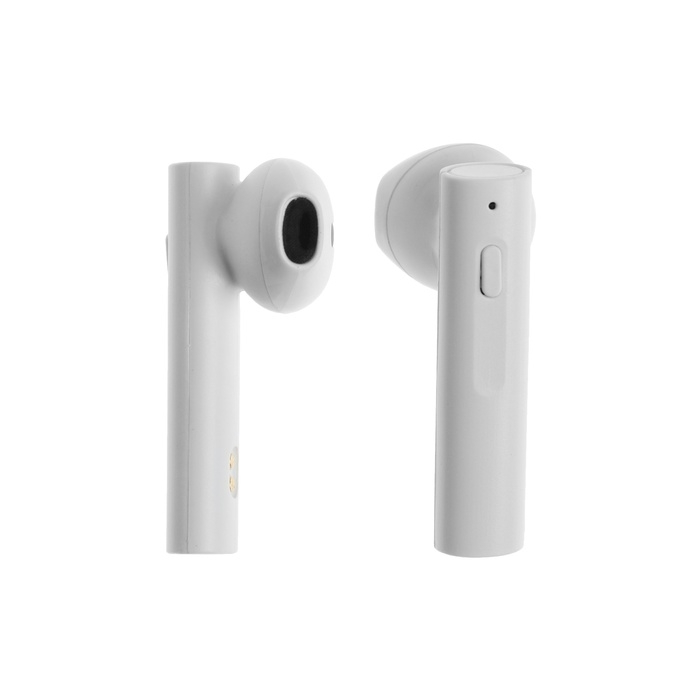 Наушники беспроводные MYBIT VBT 1.18, TWS, вкладыши, BT5.0, 30/200 мАч, солнечная панель, белые Наушники беспроводные MYBIT VBT 1.18, TWS, вкладыши, BT5.0, 30/200 мАч, солнечная панель, белые