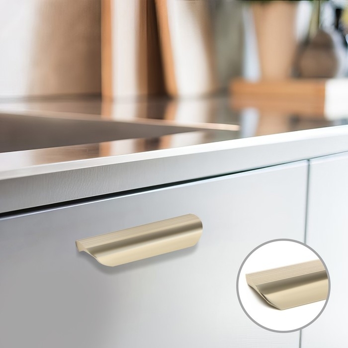 Ручка-скоба CAPPIO RSC030, м/о 64 мм, цвет сатиновое золото Ручка-скоба CAPPIO RSC030, м/о 64 мм, цвет сатиновое золото