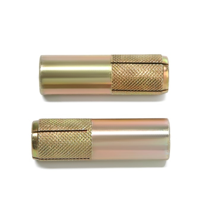 Анкер ЛОМ, забиваемый, стальной, желтопасированный, М20х80 мм, 25 шт