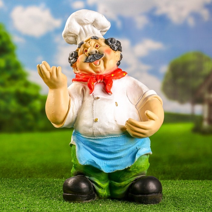 Садовая фигура  Садовая фигура "Повар" 48см