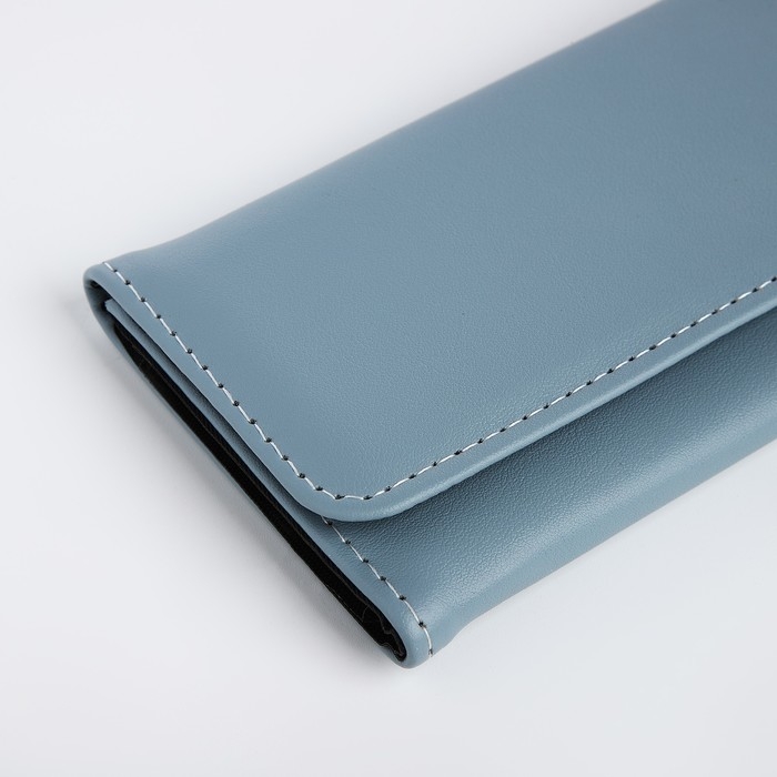 Кошелёк женский на магните, цвет голубой Кошелёк женский на магните, цвет голубой