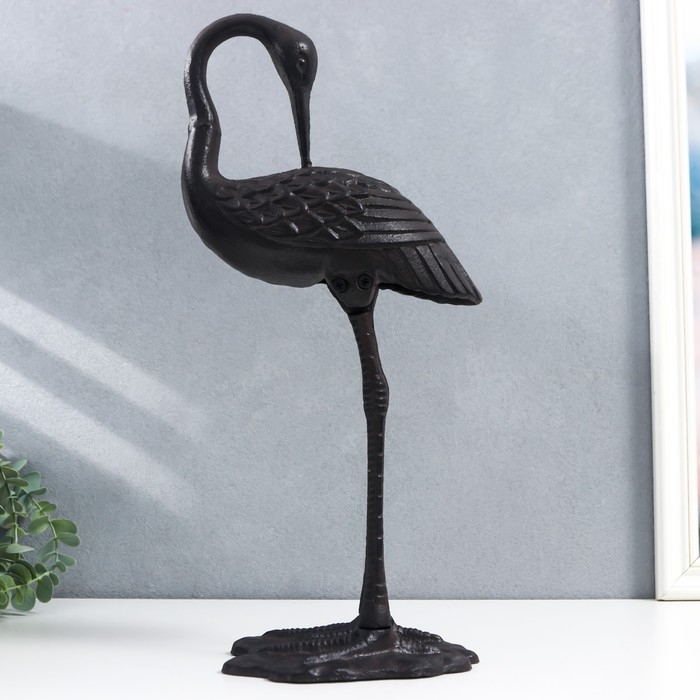 Сувенир чугун Сувенир чугун "Цапля" 40х20х15 см
