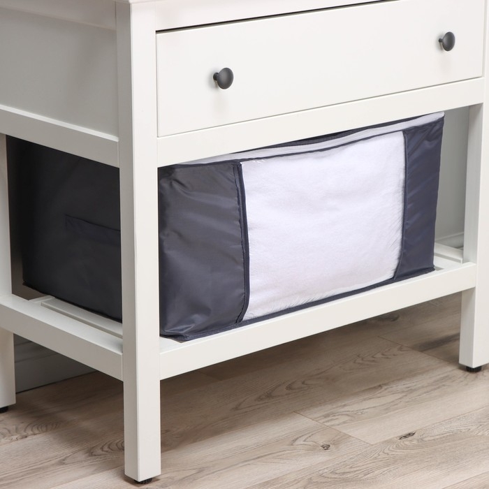 Кофр для хранения вещей LaDо́m, 60×45×30 см, цвет графитовый Кофр для хранения вещей LaDо́m, 60×45×30 см, цвет графитовый