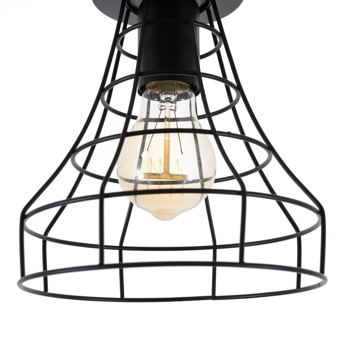 Люстра  Люстра "Конти" 1х60Вт E27 черный 18х18х22 см.