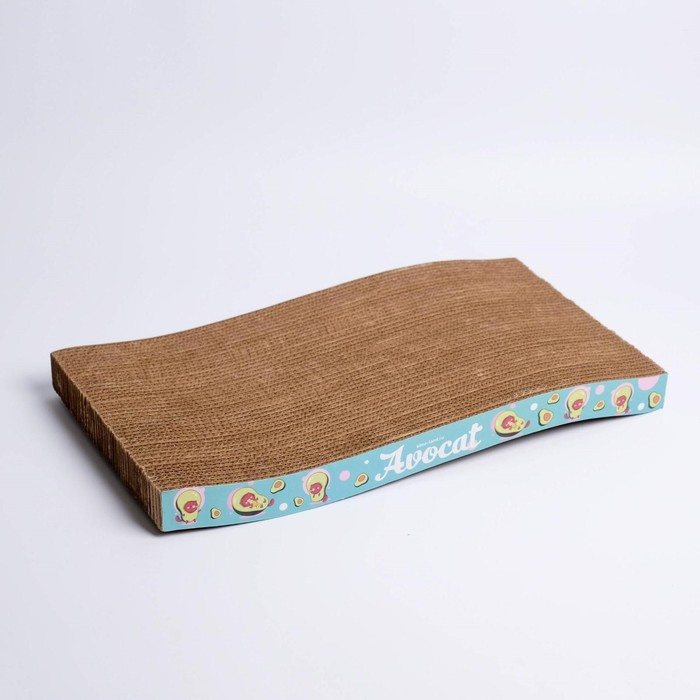 Когтеточка из картона Avocat волна, 45.5 × 19 × 3.5 см Когтеточка из картона Avocat волна, 45.5 × 19 × 3.5 см