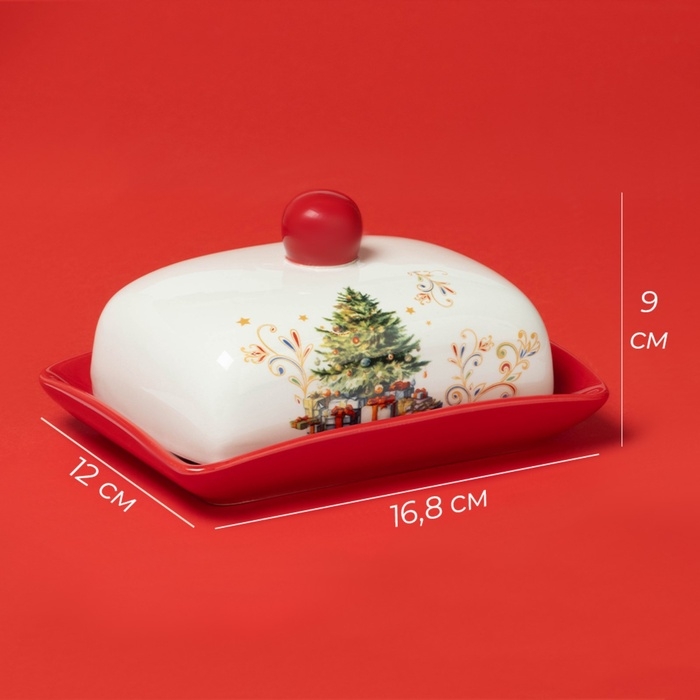 Масленка Масленка"Волшебное дерево" 16,8х12х9 см