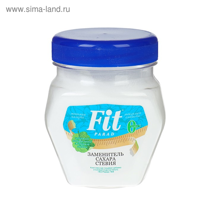 Заменитель сахара Fitparad №8 на стевии и эритрите, 180 г Заменитель сахара Fitparad №8 на стевии и эритрите, 180 г