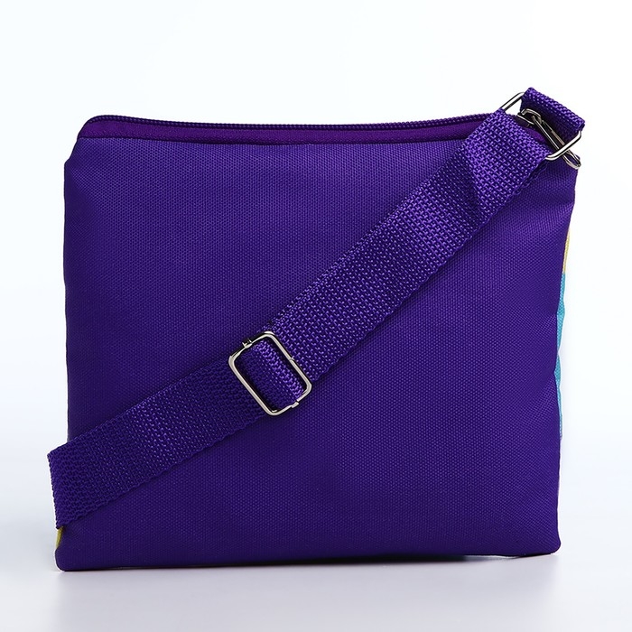 Сумка детская для девочки Сумка детская для девочки "Лисичка", 18х14 см, отд на молнии, цвет фиолетовый