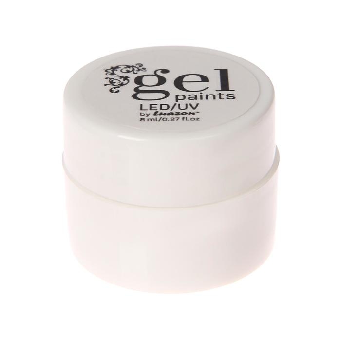 Гель-краска для ногтей трёхфазный LED/UV, 8мл, цвет 08 белый Гель-краска для ногтей трёхфазный LED/UV, 8мл, цвет 08 белый