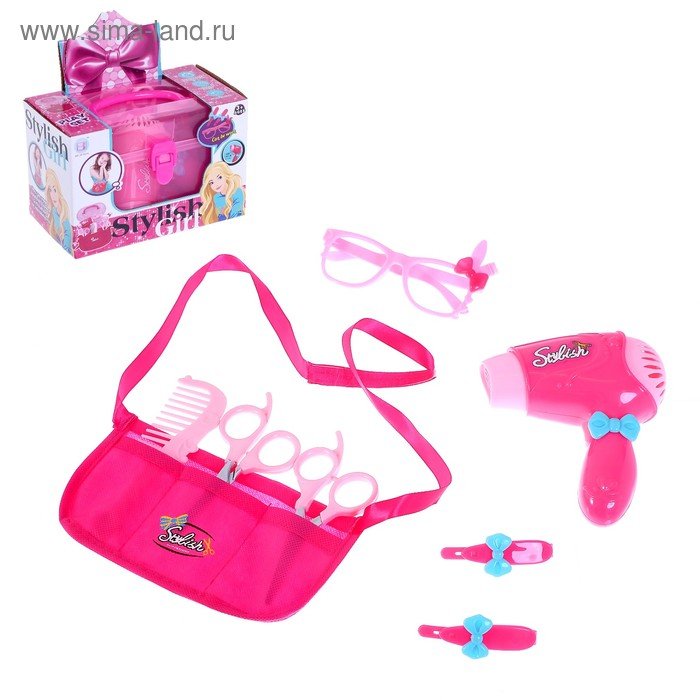 Игровой набор парикмахера «Причёски для принцессы», в чемодане Игровой набор парикмахера «Причёски для принцессы», в чемодане