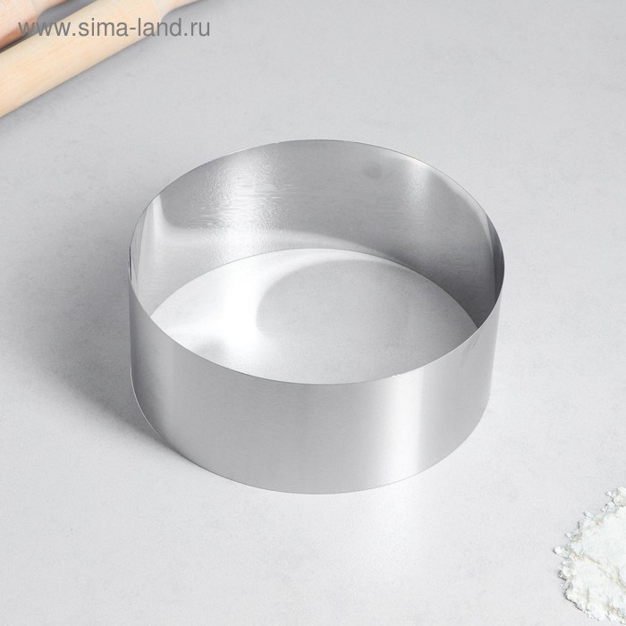 Набор форм для выпечки и выкладки «Круг», d-30, h-8,5 см, 4 шт Набор форм для выпечки и выкладки «Круг», d-30, h-8,5 см, 4 шт