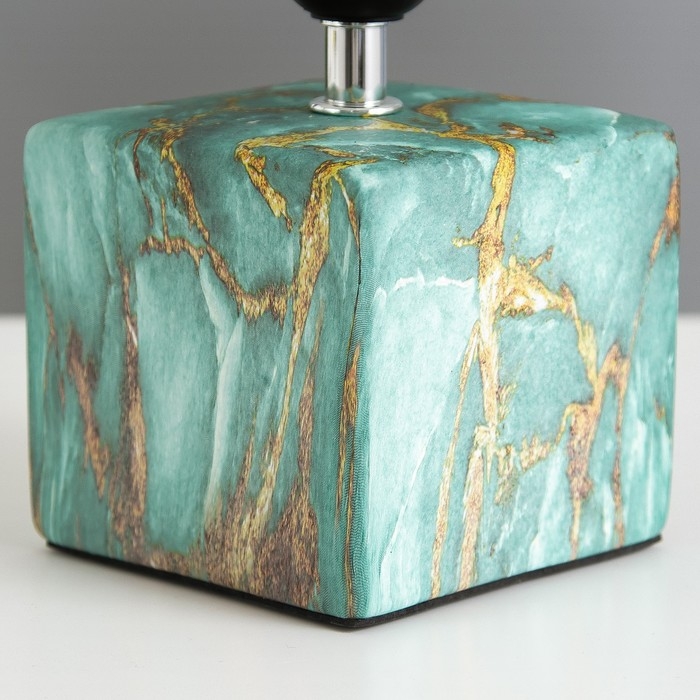 Настольная лампа Настольная лампа "Сафари" Е27 40Вт лазурный 12,5х12,5х29 см RISALUX