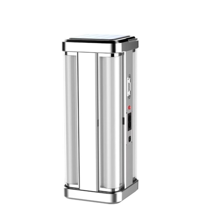 Фонарь кемпинговый аккумуляторный, 7.2 Вт, 1100 мАч, LED, солн. батарея, 7 х 6,8 х 12,5 см Фонарь кемпинговый аккумуляторный, 7.2 Вт, 1100 мАч, LED, солн. батарея, 7 х 6,8 х 12,5 см