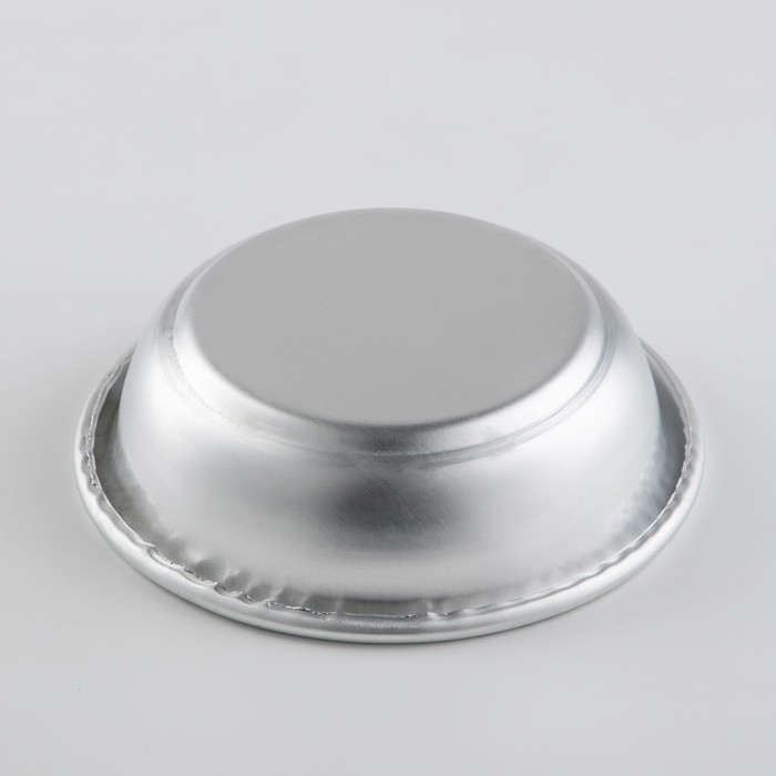 Миска алюминиевая, 500 мл, d=16 см, цвет хромированный Миска алюминиевая, 500 мл, d=16 см, цвет хромированный