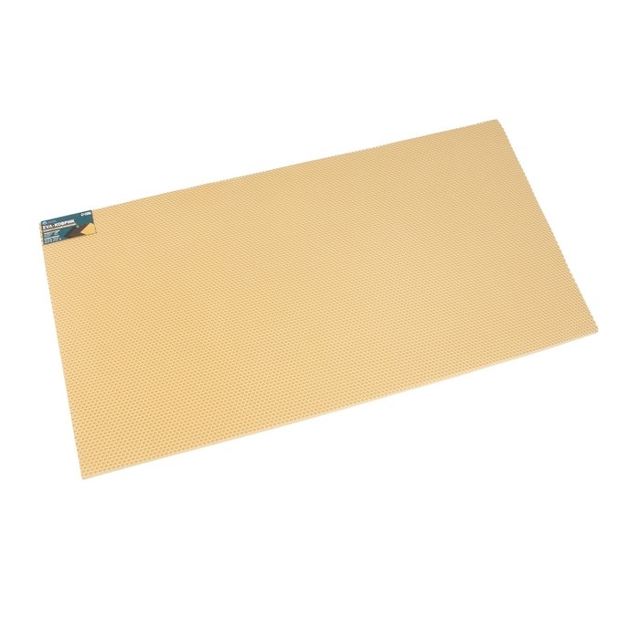 Коврик eva универсальный Grand Caratt, Соты 130 х 80 см, бежевый Коврик eva универсальный Grand Caratt, Соты 130 х 80 см, бежевый