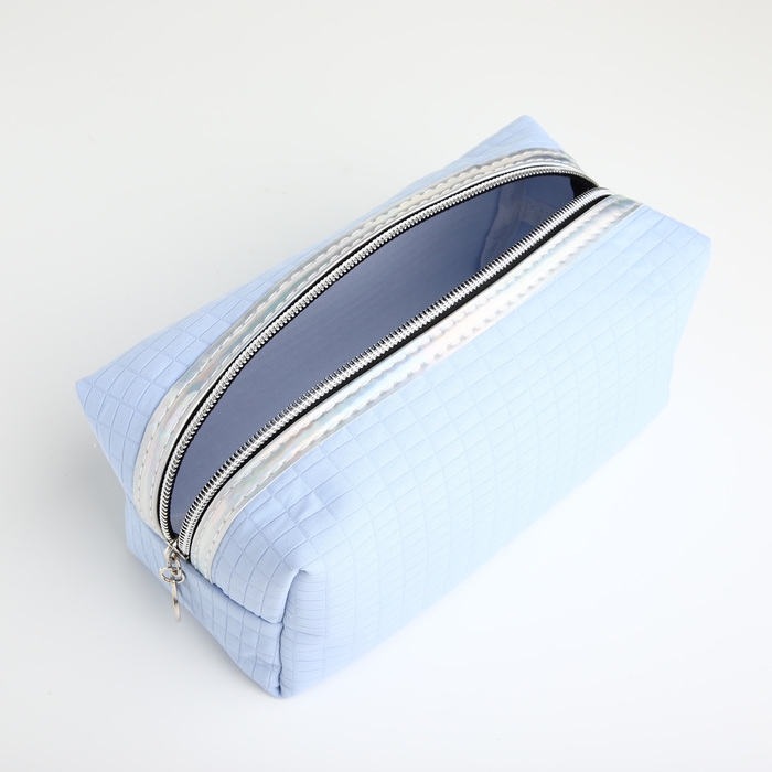 Косметичка на молнии, цвет голубой Косметичка на молнии, цвет голубой