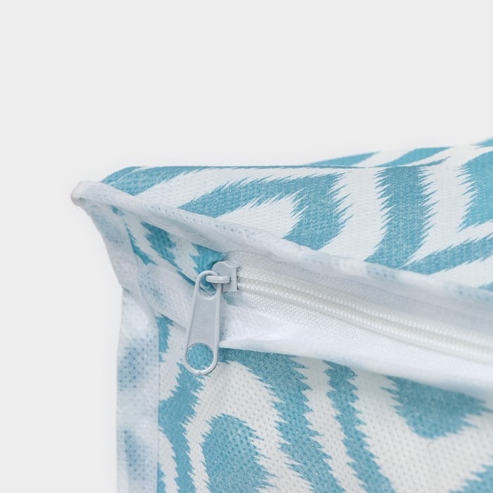 Кофр для хранения вещей Доляна «Лагуна» с ПВХ-окном, 45×30×20 см, цвет бирюзовый Кофр для хранения вещей Доляна «Лагуна» с ПВХ-окном, 45×30×20 см, цвет бирюзовый