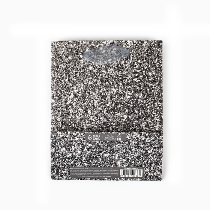 Пакет ламинированный вертикальный «Сияй», глиттер, S, 12 х 15 х 5.5 см