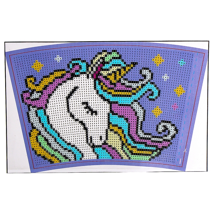 Алмазная мозаика на термостакане «Единорог»